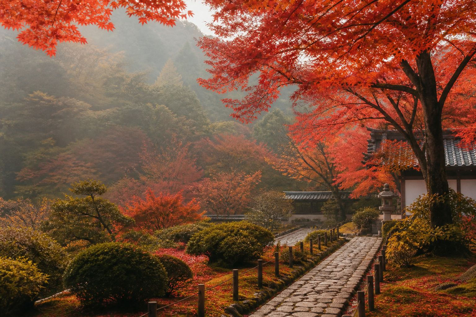 秋日关西背景